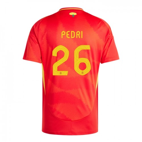 Maillot de Foot Espagne Pedri 26 Domicile UEFA Euro 2024 Maillot de Foot Espagne Pedri 26 Domicile UEFA Euro 2024